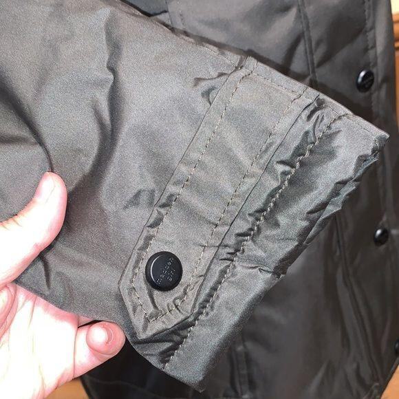 Madden Girl Womens Coat Jacket Parka Long Hooded Faux Fur Trim Green Small - Picture 10 of 12